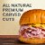 Hillshire Farm Premium Carved Slow Roasted Seasoned Ham Sandwich Meat Perspective: top
