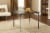34" Square Vinyl Top Folding Card Table - Black Perspective: top