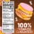 Lunchables Ham & Cheddar Stackers Capri Sun Fruit Punch 100% Juice Drink & Gummy Worms, Box Perspective: top