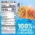 Lunchables Ham & Pepperoni with Cheddar & Mozzarella Cheese Crackers & Chocolate Chip Cookies Kit Perspective: top