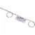 Hillman Aluminum Pigtail Sign Stake Perspective: top