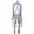 Satco 50W 120V Clear Bi-Pin GY6.35 Base T4 Halogen Special Purpose Light Bulb Perspective: top