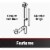 Keeney Rough Brass Trip Lever Bath Drain with Polished Chrome Trim 606RB Perspective: top
