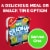Armour LunchMakers Turkey & Cheese Cracker Crunchers Meal Kit with Candy Bar Perspective: top