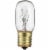 Philips 25W Clear Intermediate Base T7 Incandescent Appliance Light Bulb 416271 Perspective: top
