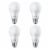 Phillips 11-Watt 75-Watt A19 LED Light Bulb Soft White 2700K Perspective: top