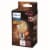 Philips 3.5-Watt (25-Watt) A15 Vintage LED Dimmable Light Bulb - Amber Light (2000K) Perspective: top