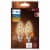 Philips 3.5-Watt (25-Watt) B11 Vintage LED Dimmable Light Bulb - Amber Light (2000K) Perspective: top