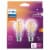 Philips 8-Watt (60-Watt) A19 LED Dimmable Flicker Free Light Bulb - Soft White (2700K) Perspective: top