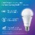 Philips 60-Watt Replacement, A21 Battery Back Up LED Soft White Light Bulb, Frosted, Non-Dimmable Perspective: top