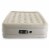 Insta-Bed Raised 18 Inch Inflatable Queen Air Mattress with NeverFlat Pump, Gray Perspective: top