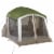 Wenzel Klondike 16' x 11' 8 Person Outdoor Camping Tent with Screen Room, Green Perspective: top