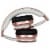 iLive IAHB239RGD Bluetooth Headphones - Rose Gold/White Perspective: top