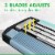 Gillette Mach3 3 Blade Sensitive Men's Disposable Razors Perspective: top