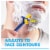 Gillette® Sensor2 Pivoting Head + Lubrastrip™ Men's Disposable Razors Perspective: top