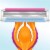 Gillette Simply Venus Refillable Disposable Razor Handle and Disposable Razor Refills Perspective: top