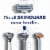 Gillette SkinGuard Men's Razors Handle + Blade Refill Cartridges Perspective: top