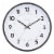 Equity® by La Crosse 14-Inch Analog Wall Clock - White/Black Perspective: top