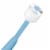 Baby Buddy Brilliant Baby Toothbrush 4-24 Months Blue Mint Yellow - 3 Perspective: top