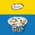 M&M's Vanilla Ice Cream with Chocolate Swirl Fun Cups Perspective: top