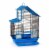 House Style Bird Cage - Blue Perspective: top