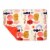 Manhattan Pet Toy Poppy Artistic Reversible Quilted Roll Up Dog Bed & Blanket for Travel Perspective: top