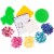 Perler™ Rainbow Ponies Fused Bead Kit Perspective: top