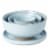 Tabletops Infuse Dining Set - Light Blue Perspective: top