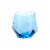 Tabletops Gallery Facet DOF Glass Set – Blue Perspective: top