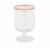 Infuse 4 Piece Stackable Glass Goblet Set Perspective: top