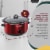 Crock-Pot 7 Quart Capacity Food Slow Cooker Home Cooking Kitchen Appliance, Red Perspective: top