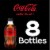 Coca-Cola® Zero Sugar Soda Bottles Perspective: top