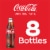 Coca-Cola® Soda Bottles Perspective: top