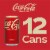 Coca-Cola® Caffeine Free Soda Cans Perspective: top