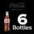 Coca-Cola® Zero Sugar Diet Soda Bottles Perspective: top