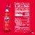 Fanta® Strawberry Caffeine Free Soda Bottle Perspective: top