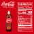 Coca-Cola Original Taste Soda Bottle Perspective: top
