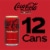 Coca-Cola® Zero Sugar Caffeine Free Soda Cans Perspective: top