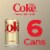 Diet Coke® Caffeine Free Soda Mini Cans Perspective: top