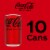 Coke® Zero Sugar Soda Mini Cans Perspective: top