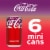 Coca-Cola® Cherry Soda Mini Cans Perspective: top
