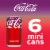 Coca-Cola® Cherry Soda Mini Cans Perspective: top