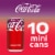 Coca-Cola® Cherry Soda Mini Cans Perspective: top