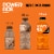 Powerade® Orange Sports Drink Bottle Perspective: top