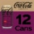 Coca-Cola® Cherry Vanilla Zero Sugar Soda Cans Perspective: top
