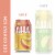 Aha® Peach And Honey Flavored Sparkling Water Cans Perspective: top