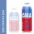 AHA® Blueberry Pomegranate Flavored Sparkling Water Can Perspective: top