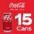 Coca-Cola® Soda Mini Cans Perspective: top