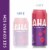 AHA® Raspberry Acai Flavored Sparkling Water Can Perspective: top
