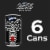 Coca-Cola® Zero Sugar OREO Soda Mini Cans Perspective: top